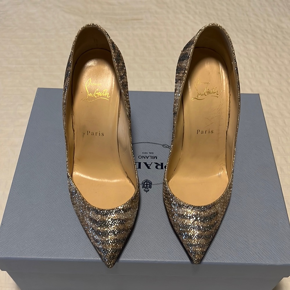 Christian Louboutin 38.5 Pigalle Follies 100